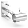 Soporte recto inox de tubo para atornillar