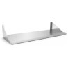 Estante inoxidable mural con cartelas vueltas