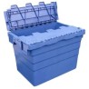 Caja de reparto/distribución apilable con tapa