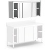 Armario de puertas correderas de 1000x300x610 mm.