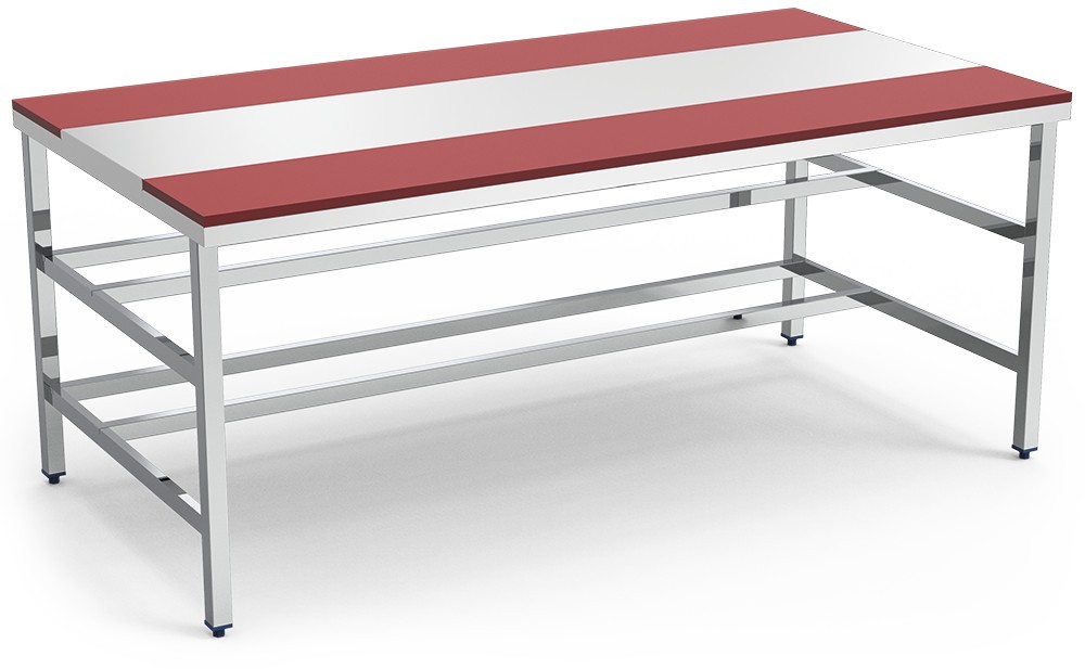 Mesa despiece fibra roja o blanca sin entrepaño