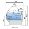 Vitrina DOCRILUC VED-10-SPEED. Cristal recto o curvo