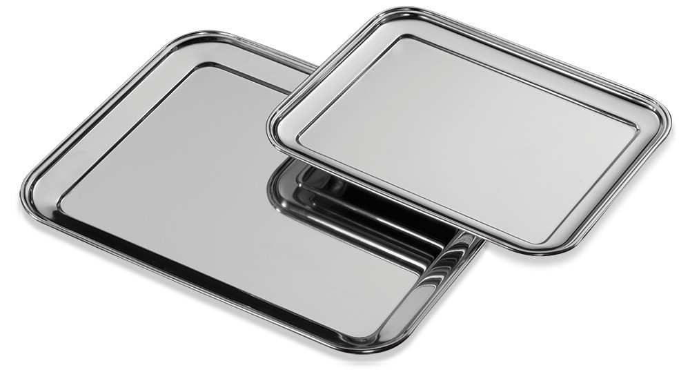 Bandeja de presentación inoxidable 360x290x20 mm.