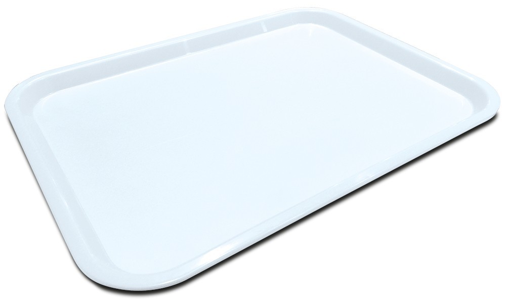 Bandeja blanca plana de presentación BP1 345x270 mm.