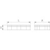 Caja alimentaria apilable 600x400x130 mm