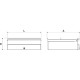 Cajón inox grande acoplado a mueble 2720048