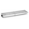 Canal colector industrial para interiores en acero inoxidable