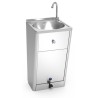 Lavamanos registrable portátil autónomo gran caudal 450x450x850 mm