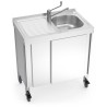  Fregadero portátil automático agua fría y caliente