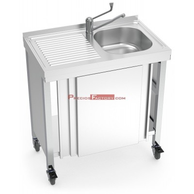  Fregadero portátil automático agua fría y caliente