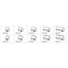 Vitrina pastelera Docriluc SPEED VEPD-9. Frontal recto o curvo