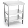 Mesa central con 2 entrepaÃ±os 705x505x853 mm.