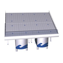 Prolongación para mostrador de pescadería
