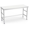 MESA ACERO INOXIDABLE CENTRAL SIN ENTREPAÑO. SOLDADA