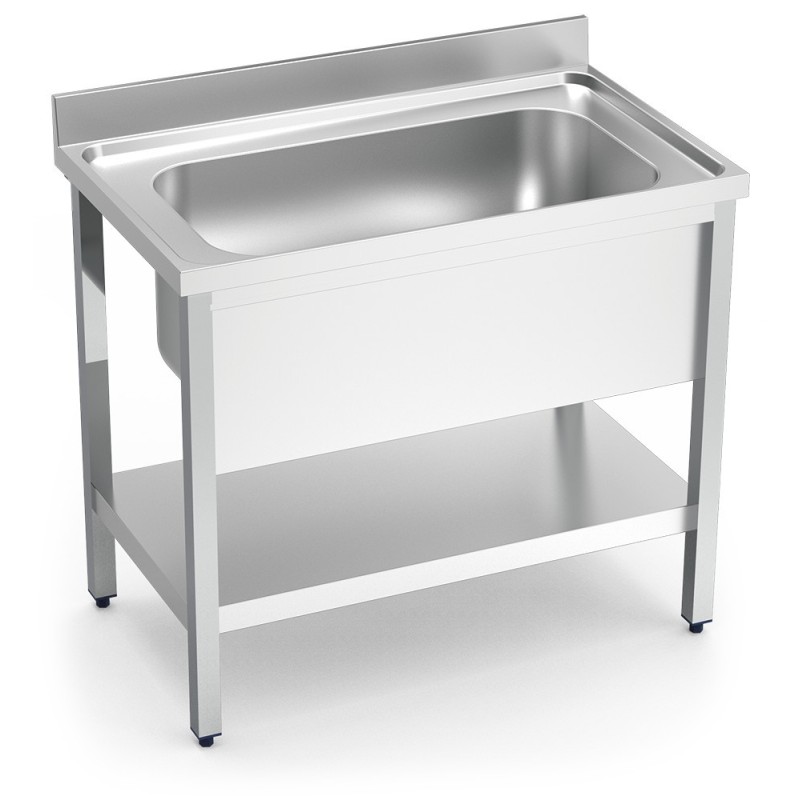 Fregadero 1 seno con soporte