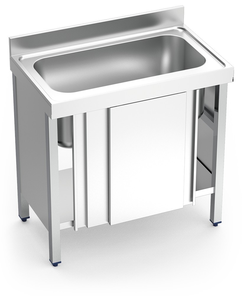 Fregadero puertas correderas seno gran capacidad