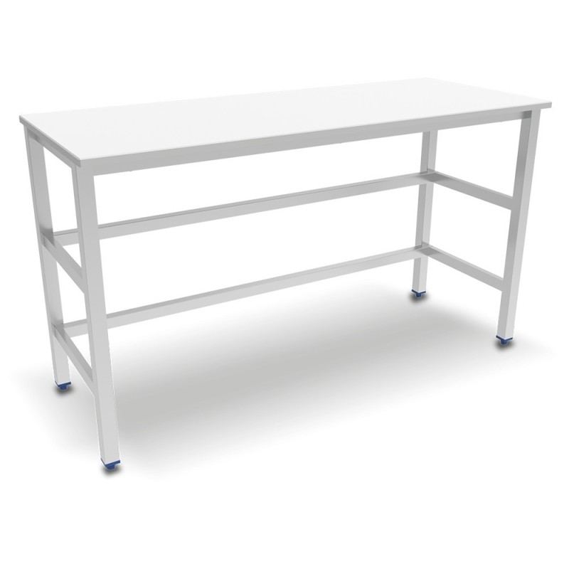 Mesa central encimera fibra blanca s/ent.1000x500x