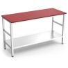 Mesa central encimera fibra roja con ent.1000x500x
