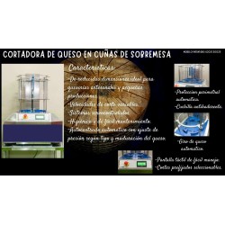 Cortadora de quesos en cuña de sobremesa