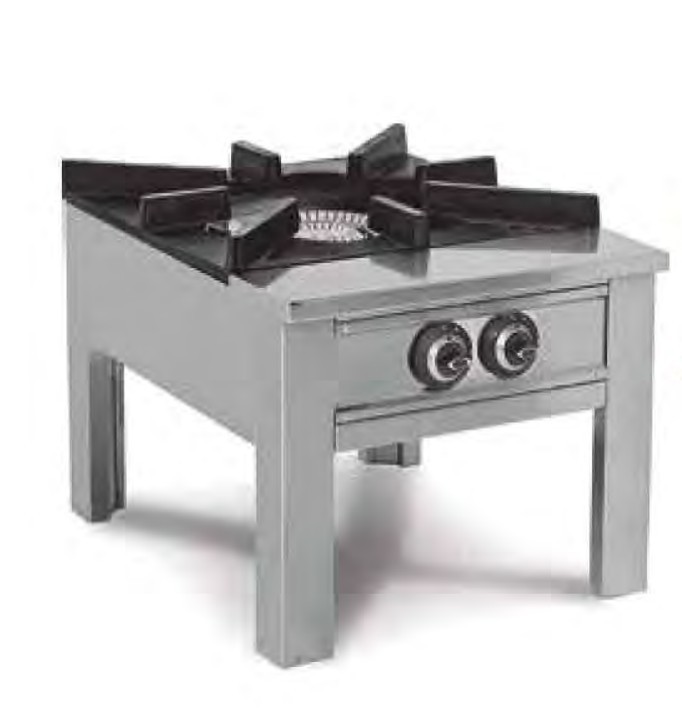 Cocina pavimento GAS acero inoxidable 27.24 kw