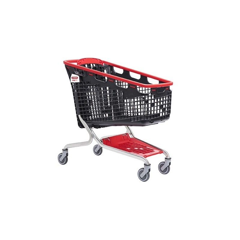 CARRO COMPRA Compact Loop 200 L sin monedero. Con asiento para niños. 