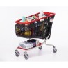 CARRO COMPRA Compact Loop 200 L sin monedero. Con asiento para niños. 