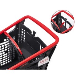 CARRO COMPRA Compact Loop 200 L sin monedero. Con asiento para niños. 