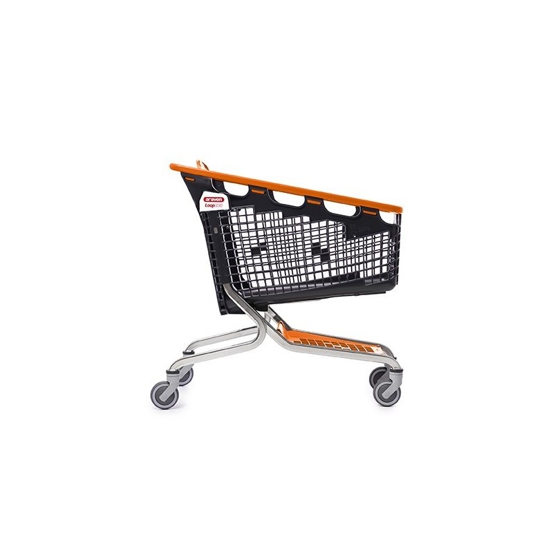 CARRO COMPRA Compact Loop 200 L sin monedero. Con asiento para niños. 