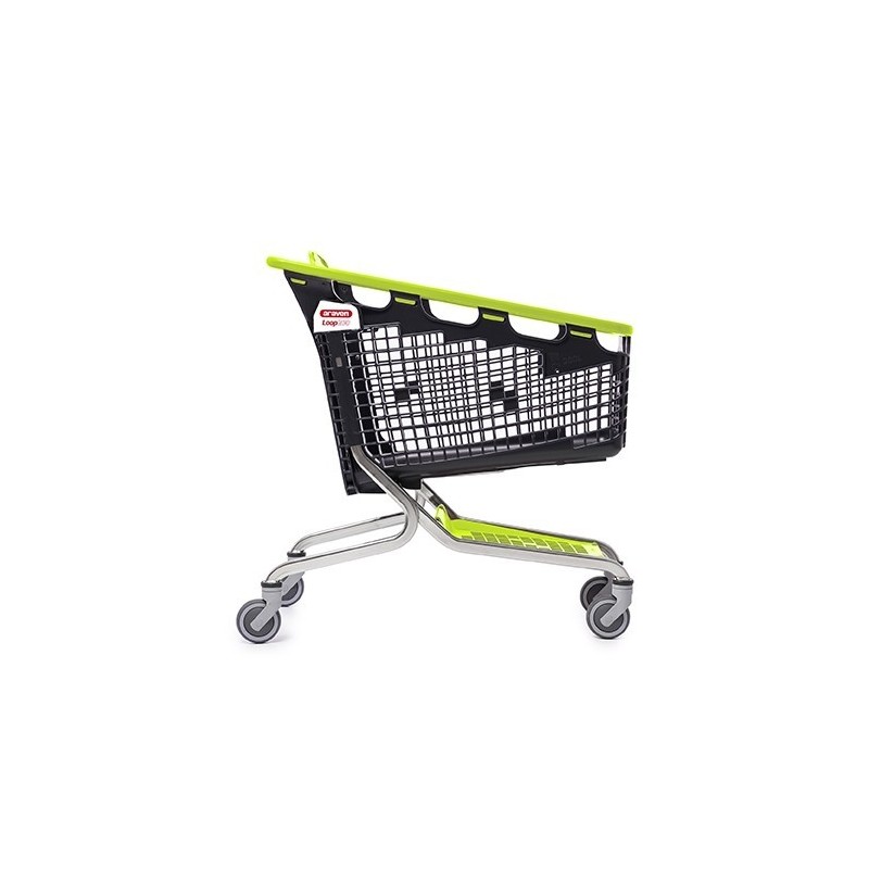CARRO COMPRA Compact Loop 200 L sin monedero. Con asiento para niños. 