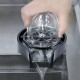 Enjuagador de vasos y jarras a presión para fregadero