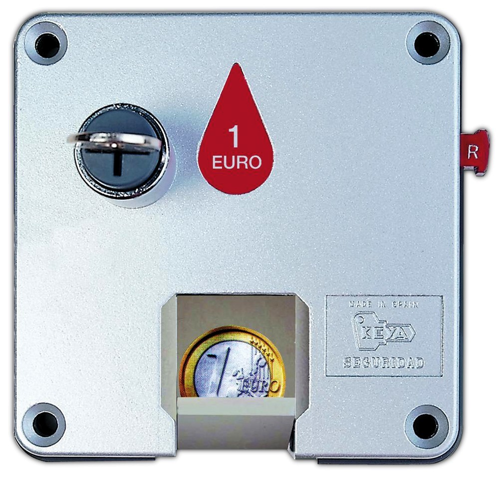Cerradura para monedas