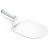 Pala lisa para pizza mango corto acero inoxidable. Largo 375 mm