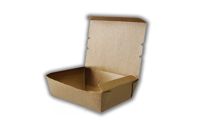 200 Cajas cartón mediana.  Bandejas desechables - Modelo: CCL002