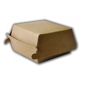 Cajas hamburguesas cartón grande desechable. 5 paquetes de 100 ud. CHK002. Modelo: CHK002