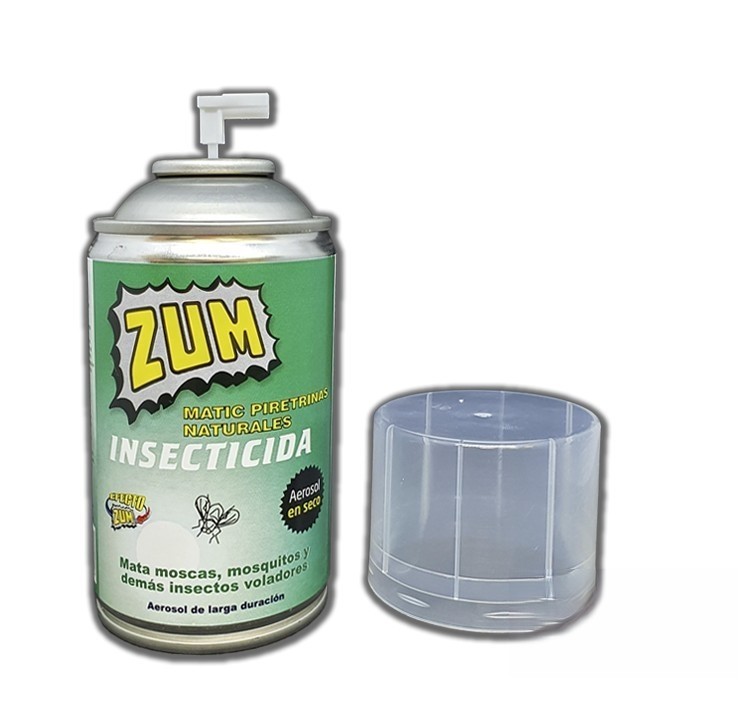 Carga de insecticida, 250 cc, con piretrinas naturales. 12 ud. Modelo: QIV999