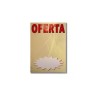 Cartel Oferta para grandes superficies y supermercados 200 grs. Modelo: COS001