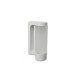 Dosificador de gel de ducha/champú de pared fabricado en plastico de color blanco y transparente. Modelo: DIJ915