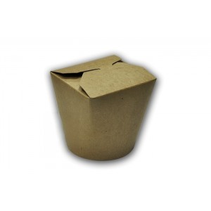Envase de cartón kraft Multifood de 750 ml. Modelo: EKN002