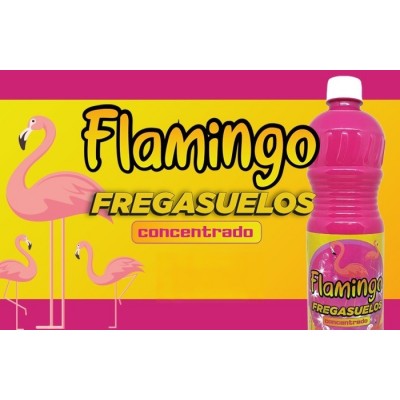 Flamingo, detergente fregasuelos concentrado que aporta limpieza, brillo y perfume a todo tipo de suelos