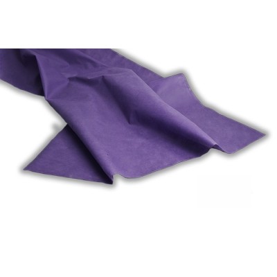 Mantel 100X100 de color lila, fabricado en polipropileno y celulosa. Modelo: MAT062