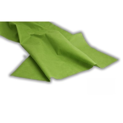 Mantel 100x100 de color verde pistacho, fabricado en polipropileno y celulosa. Modelo: MAT042