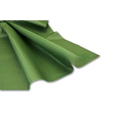 Mantel 100x100 de papel impreso 40gr en color verde. Modelo: MAC101