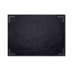 Mantel 30x40 negro 40 gr de papel individual con orla. 1.000 ud. Ref MAC029. Modelo: MAC029