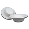 Plato hondo compostable de un solo uso