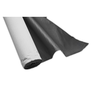 Rollo 1.20x50 mt de mantel negro de papel de 40gr.1 rollo.. Modelo: MAR125