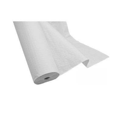Rollo de 1x100 mts mantel blanco calidad pasta extra satinado 37 gr, con canuto. Modelo: MAR900