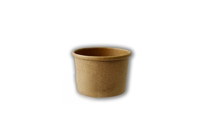 Tarrina kraft natural de 236 ml. Modelo: TKN001