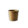 Tarrina kraft natural de 473 ml. Modelo: TKN003