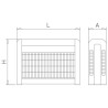 Exterminador de insectos 9 w. inoxidable mediante parrilla eléctrica 50 m2 serie UK-50 LED (sustituye al 485844) 
