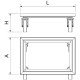 Plataforma rodante acero inoxidable Euronorm 600x400